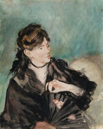 Portrait of Berthe Morisot with a Fan