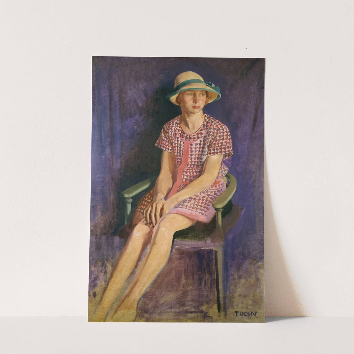 Portrait of Biddy Campbell, Daughter of the 2nd Lord Glenavy by Patrick Joseph Tuohy