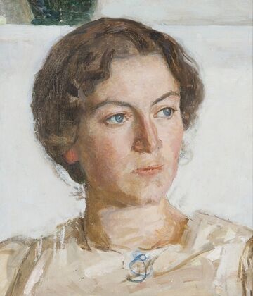 Portrait of Bodil Faber (artist Viggo Johansen’s daughter)