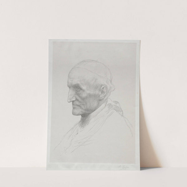 Portrait of Cardinal Manning (2nd Plate) by Alphonse Legros