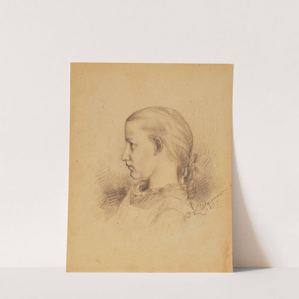 Portrait of Carrie Elliott Warner by Olin Levi Warner