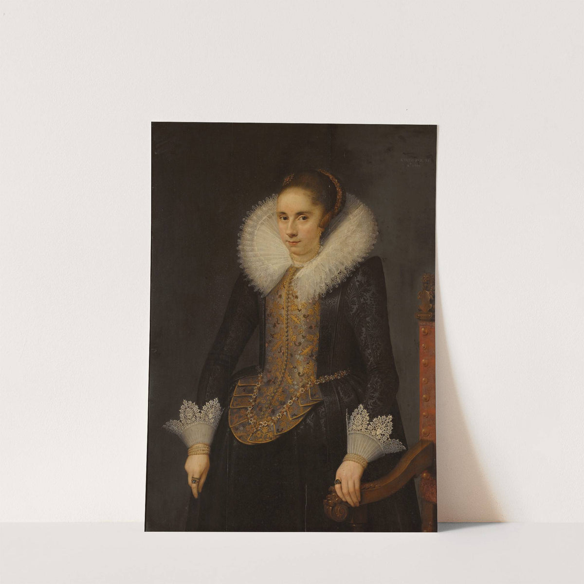 Portrait of Catharina Fourmenois (1598-1665) by Salomon Mesdach