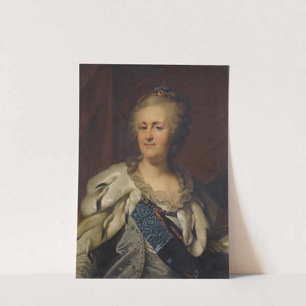 Portrait Of Catherine The Great by Johann Baptist von Lampi the Elder