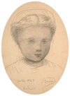 Portrait of Cécile, daughter of the artist (1863)