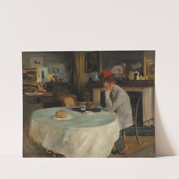 Portrait of Charles Ricketts, painted at Kennington Road, Lambeth (before 1900) by Charles Haslewood Shannon