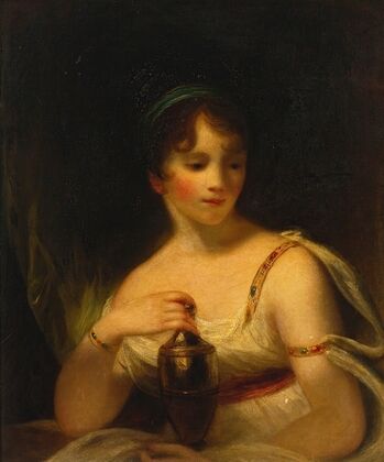 Portrait of Charlotte Earle Beechey, the artist’s daughter,Â as Psyche