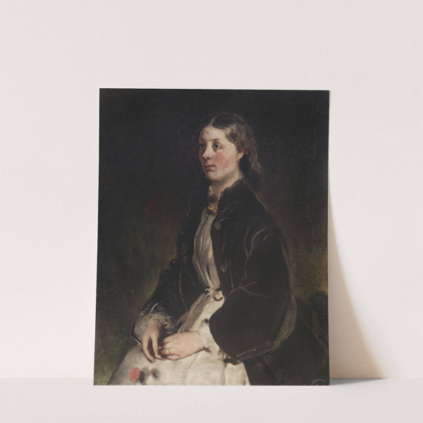 Portrait of Christine Freifrau von Schönberg by Ferdinand von Rayski