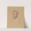 Portrait of Christophe Louis Engelhard Dalgas by Christen Købke