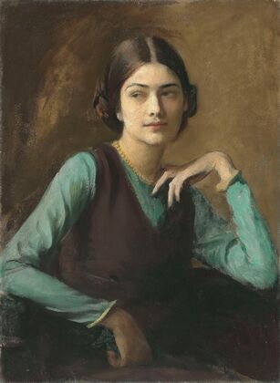 Portrait of Clotilda von Derp (Frau Sakharoff) (1912)