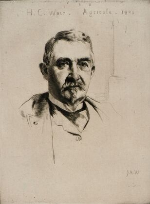 Portrait of Colonel H.C. Weir (Agricola) (1890)