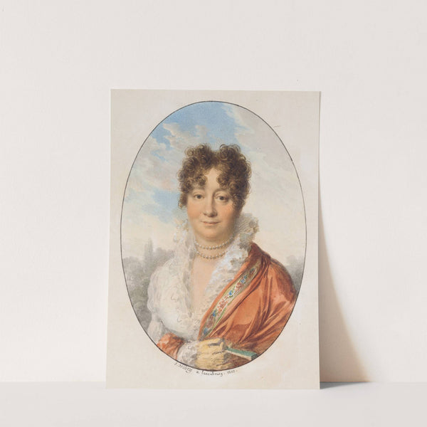 Portrait of Countess Marie Ulrika Lažanská (1812) by Jean-Baptiste Isabey