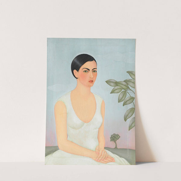 Portrait of Cristina, My Sister (1928) by Frida Kahlo