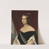 Portrait of D. Amélia de Beauharnais (1830s) by Friedrich Dürck
