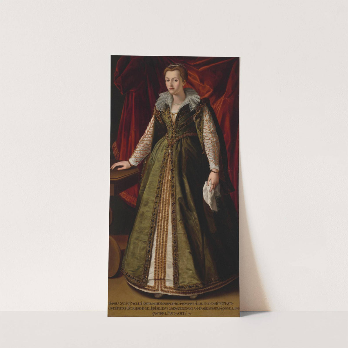 Portrait of Dianora Salviati, Marchesa Frescobaldi by Alessandro Allori