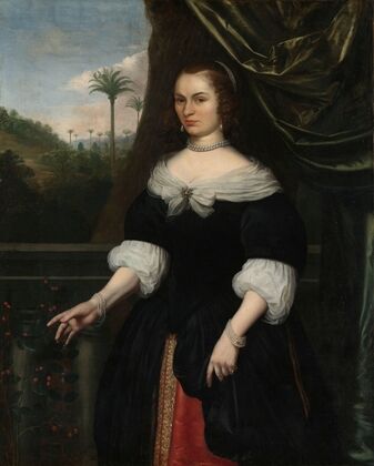 Portrait of Dina Lems, Wife of Jan Valckenburgh (c. 1660)