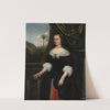 Portrait of Dina Lems, Wife of Jan Valckenburgh (c. 1660) by Daniel Vertangen