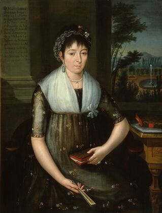 Portrait of Doña María Luisa Gonzaga Foncerrada y Labarrieta