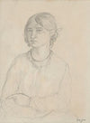 Portrait of Dorelia, with Braided Hair