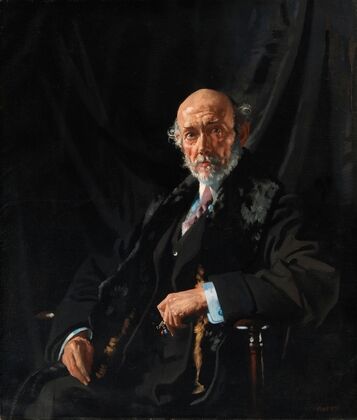 Portrait of Dr E.J. Dillon, War Correspondent and Publicist