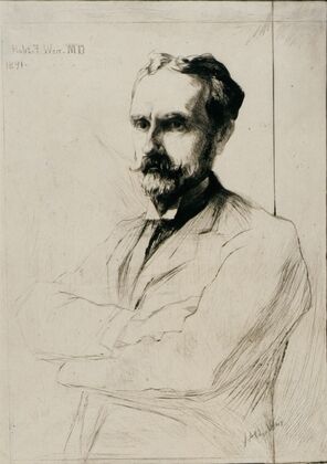 Portrait of Dr. Robert F. Weir (1891)