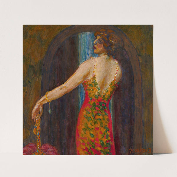 Portrait of E.N. Nosova (née Ryabushinskaya) (1913) by Nikolai Petrovich Feofilaktov