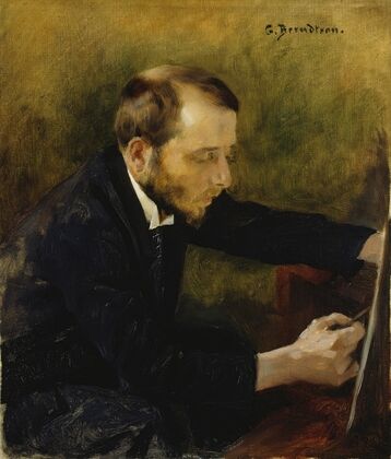 Portrait Of Eero Järnefelt The Painter