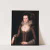 Portrait of Elizabeth Poulett by Robert Peake the Elder