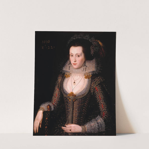 Portrait of Elizabeth Poulett by Robert Peake the Elder