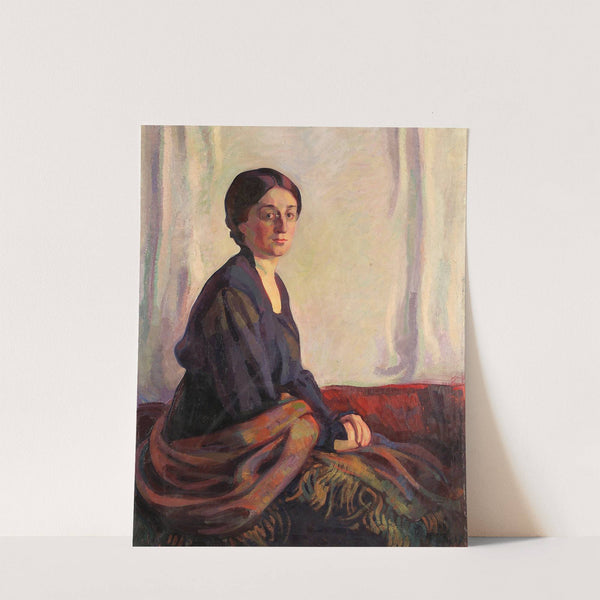 Portrait of Ella Lüüs (1917) by Nikolai Triik