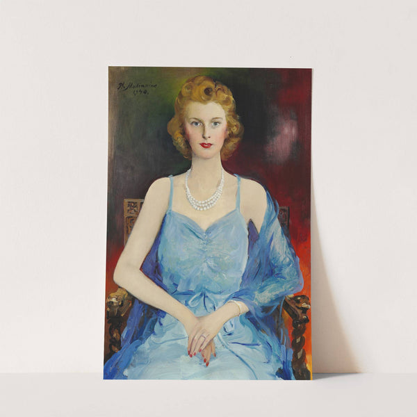 Portrait of Else Prior Havemann by Filipp Malyavin