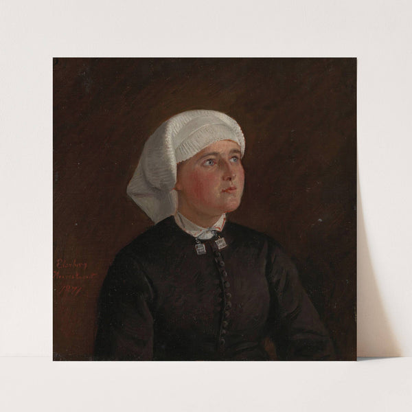 Portrait of Elseberg Herrestvedt (1871) by Adolph Tidemand