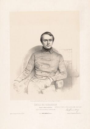 Portrait of Émile de Girardin (1848)