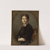 Portrait of Emilia Mielżyńska née Bnińska by Józef Simmler