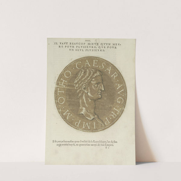 Portrait of Emperor Otho (1557-1559) by Hubert Goltzius