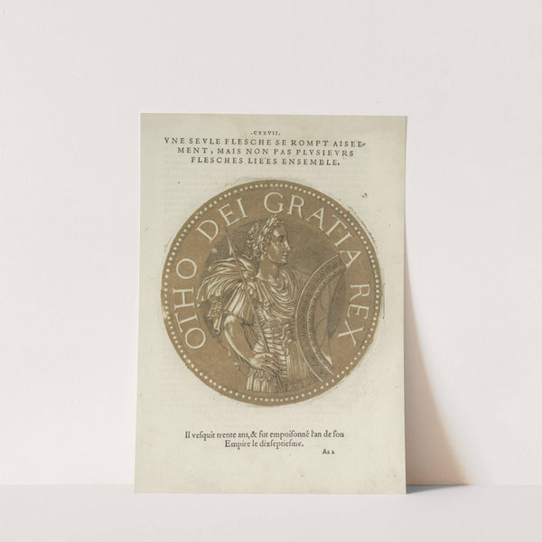 Portrait of Emperor Otto III (1557-1559) by Hubert Goltzius