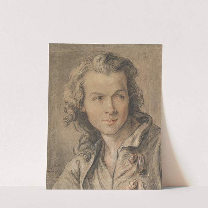 Portrait of Étienne Maurice Falconet (1716–1791) by Jean-Baptiste Lemoyne the Younger