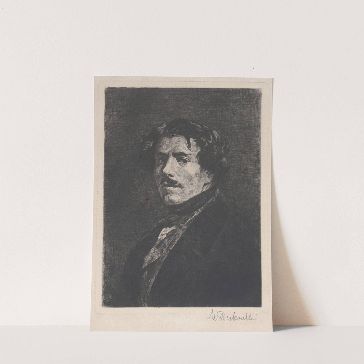 Portrait of Eugène Delacroix (1889) by Marcellin-Gilbert Desboutin