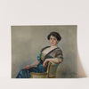 Portrait of Eugenia Jasieńska (1913) by Wojciech Kossak
