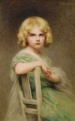 Portrait of Eva, daughter of the painter