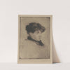 Portrait of Eva Gonzalès (1856-1897) by Henri-Charles Guérard