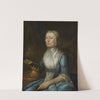 Portrait of Eva Goudriaan-de Veer (1776) by Cornelis Van Cuylenburgh II