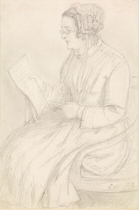 Portrait of Frances Rossetti, the Artist’s Mother