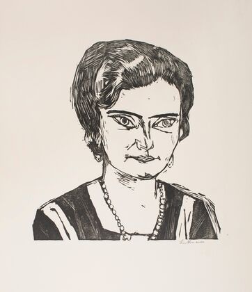 Portrait of ‘Frau H. M.’ (Naila) (1923)