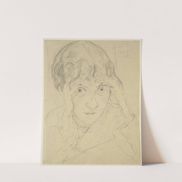 Portrait of Fridel Battenberg (1916) by Max Beckmann