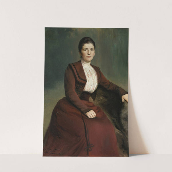 Portrait of G. Lesiewska, artist&#039;s sister by Zygmunt Andrychewicz