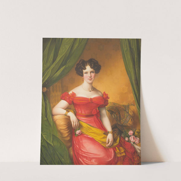 PORTRAIT OF GABRIELE VON BÜLOW by Friedrich Wilhelm Herdt