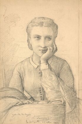 Portrait of Gabrielle de Leguin (1862)