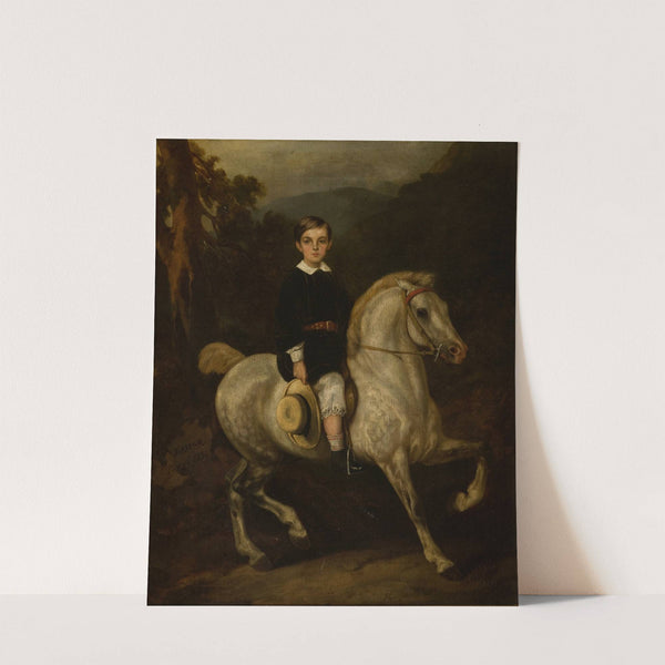 Portrait of General Hauke&#039;s Son by Juliusz Kossak