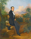 Portrait Of George Hellmann Before A Vista In Tacna, Peru