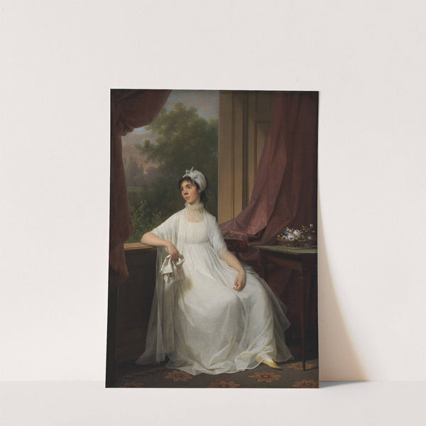 Portrait of Gertrud Hage, née Heitmann by Jens Juel